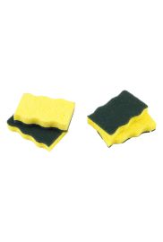 Dawn Heavy Duty Kitchen Dish Sponges, Green/Yellow (Pack of 9)